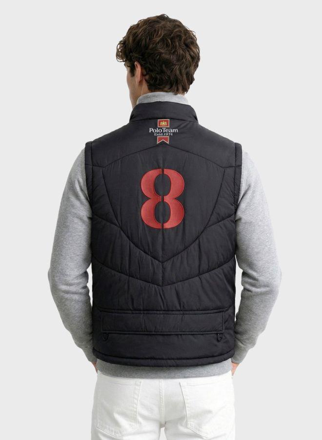 The Indian Garage Co Men Regular Fit Printed Round Neck Sleeveless Jacket - Image 2